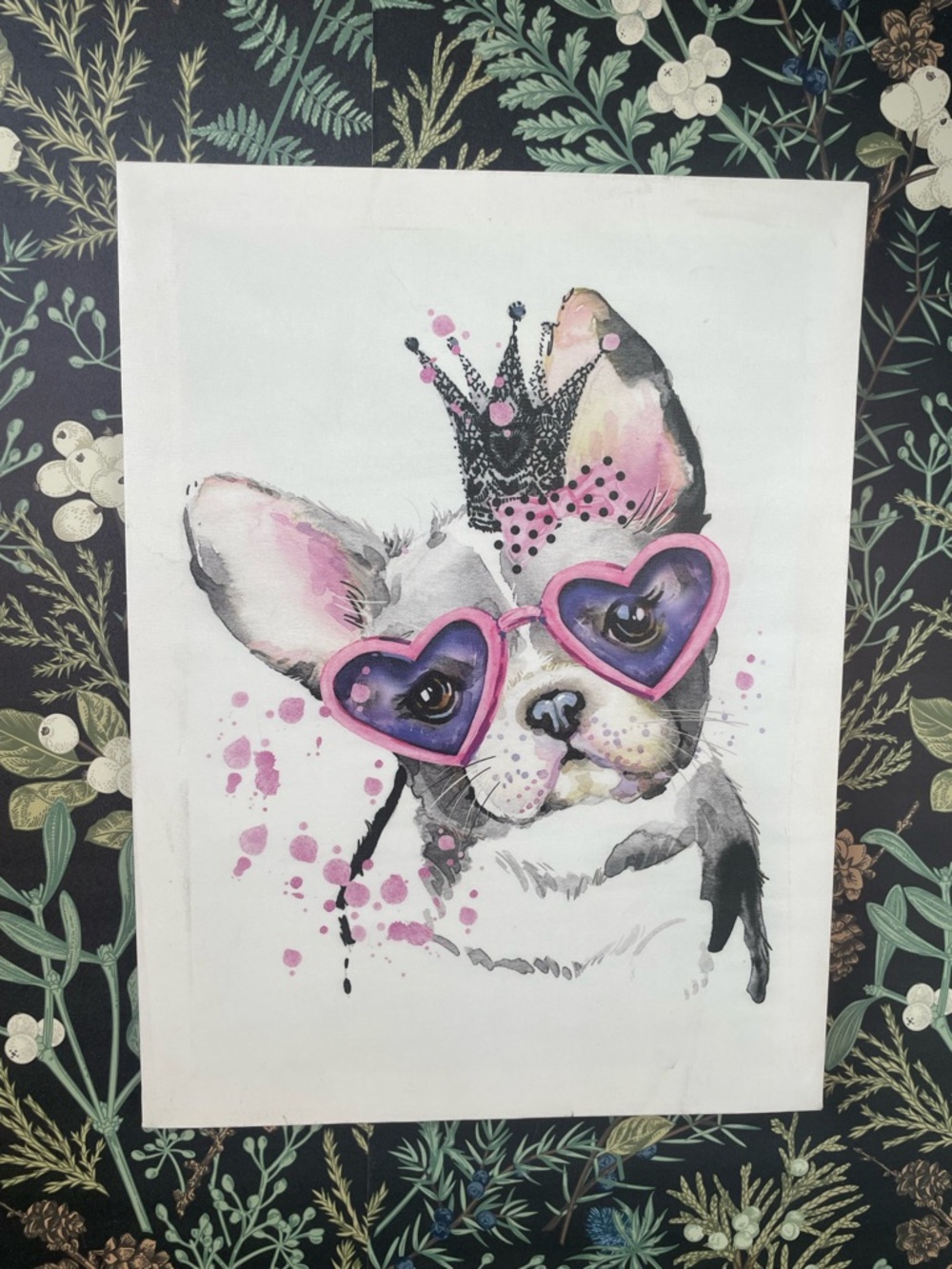 Cute French Bulldog Canvas Print